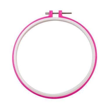 Imagem de Bastidor de Plastico c/ ajuste para Bordado Ponto Cruz Russo - Mix&Var