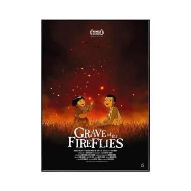Imagem de Miyazaki Ghibli Anime Grave of the Fireflies Canvas Wall Art Poster Im