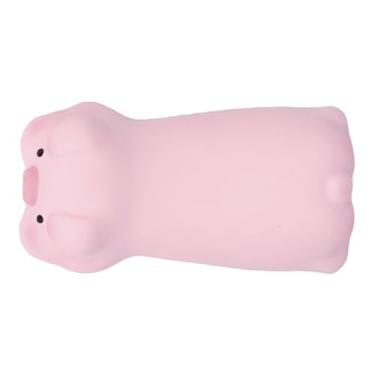 Imagem de Almofada de descanso de pulso com desenho fofo, brinquedo para alívio de estresse, adiciona diversão à sua mesa de escritório, adequada para trabalho diário no computador (porco rosa)