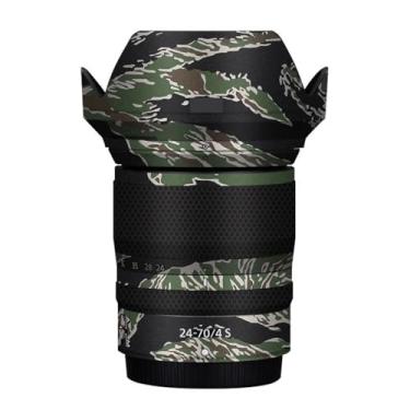 Imagem de Camerea Adesivo antiarranhões para Nikon Z 24-70 mm F4S Coat Vinly película protetora corporal decalques capa 24-70 4 (camuflagem listrada)