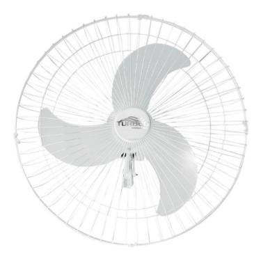 Imagem de Ventilador Oscilante Parede 60cm Turbão 2 Rolamentos Kit C/6 Cor e Voltagem:Branco Bivolt