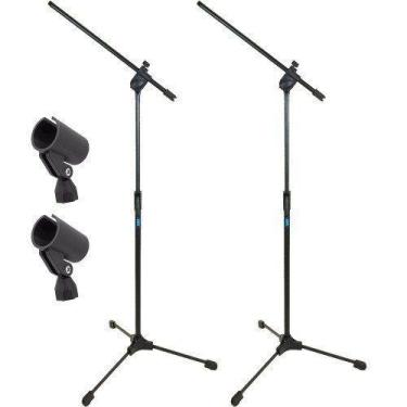 Imagem de Kit 2 Pedestal Girafa Microfone + Cachimbo Ask Tps Oferta