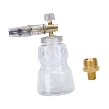 Imagem de WeiLaiKeQi Pulverizador de espuma de pressão Pulverizador de água Lavadora de pressão ajustável Garrafa de espuma de grande capacidade para limpeza doméstica, H Adpater