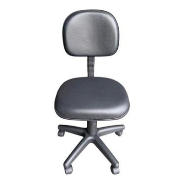 Imagem de Cadeira de Escritório Secretária Anatômica com Base Giratória Tecido V