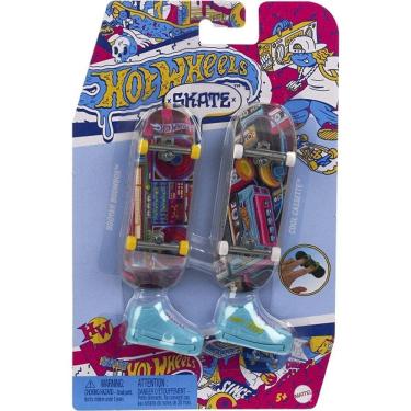Imagem de Hot Wheels Skate + Tenis Retro Booyah Boombox e Cool Mattel HXL17