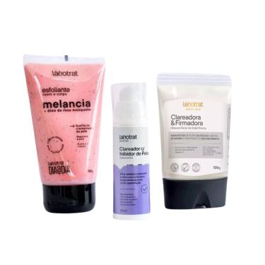 Imagem de Kit Corporal Antimanchas Skin Care Clareador Areas Sensiveis Labotrat (3 Produtos)