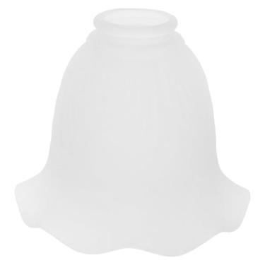 Imagem de Generic Abajur De Vidro, Pequeno Em Formato Flor Fosco, Substituição Para Luminárias Pendentes, Chão, Lustres, Arandelas Parede, E27, 16,30 X 14,30 Cm