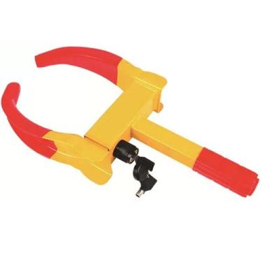 Imagem de Trava De Roda Bloqueador Pneu Controle Estacionamento Carro Moto Anti 