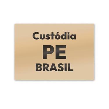 Imagem de Imã de Geladeira Custódia PE MDF 8cm x 5cm para Decorativo