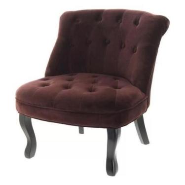 Imagem de Poltrona Vivaldi Collection Madeira Marrom 63x64x70 cm - Just Home Col