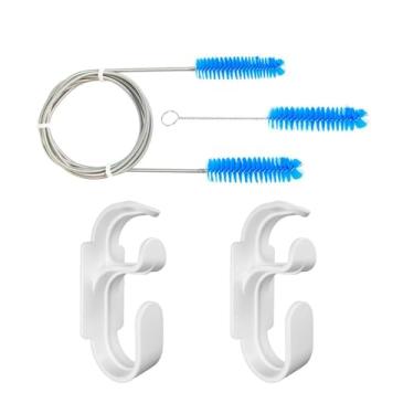 Imagem de predolo 2x Escovas de Limpeza de Tubos CPAP Leves para Máquina de Limpeza de Tubos Acessórios Fáceis de Usar Profissionais Práticos Portáteis, Style C