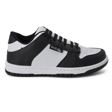 Imagem de Tênis Adulto Polo Life Branco/Preto, 38