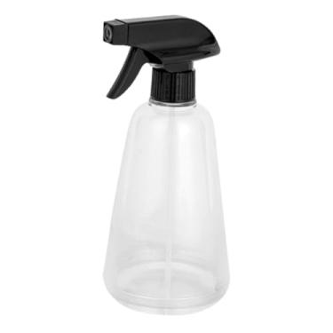 Imagem de IEUDNS Frasco de spray vazio de 500 ml recarregável pequeno reutilizável ajustável fino para pulverizador de jato para soluções de limpeza de plantas e, Claro