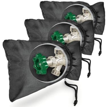Imagem de Home Intuition Capa Protetora para Torneira Externa Sock Freeze-Isolamento À Prova de Intempéries, Fácil Instalação-Proteção Contra Geada, Proteção Uv-Inverno, Clima Frio, Durável-Ajuste Universal, Qu