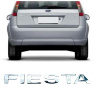 Imagem de Emblema Letreiro Fiesta 2003 a 2014 Cromado Porta Malas - Marcon