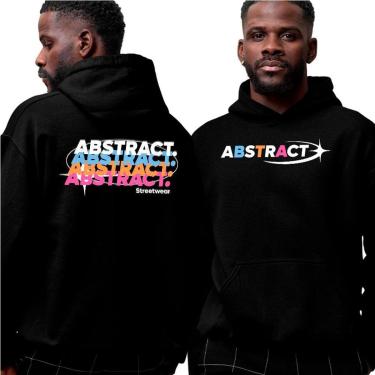 Imagem de Moletom Canguru Com Capuz‎ Logo Street Abstract Colorful-Unissex