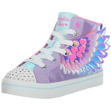 Imagem de Skechers TWI-Lites 2.0-wingsical Wish Tênis feminino, Roxo/Multi, 19