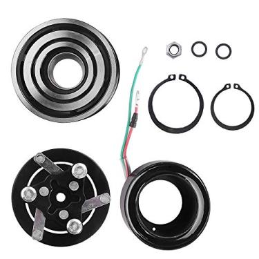 Imagem de Substituição do conjunto de embreagem do compressor AC para Honda CR-V 2002 2003 2004 2005 2006 kit de reparo de ar condicionado bobina de rolamento de polia de placa