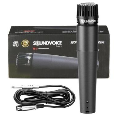 Imagem de Microfone Profissional Sm-57lc Soundvoice Para Instrumentos