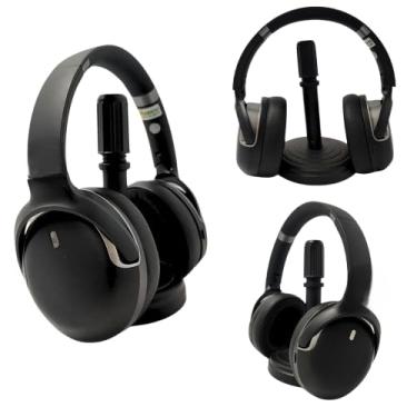 Imagem de Fone de Ouvido Bluetooth 5.3, Headset com Cancelamento de Ruído ANC, Modelo EL-1511 Bateria 20H (Preto)