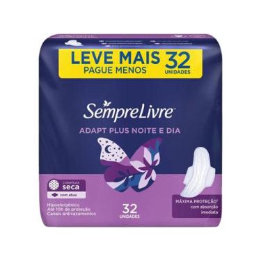 Imagem de Absorvente Noturno e Diurno Sempre Livre - Adapt Plus com Abas Médio 3