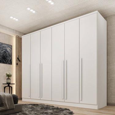 Imagem de Guarda Roupa Casal 6 Portas Sevila Tcil Móveis Neve