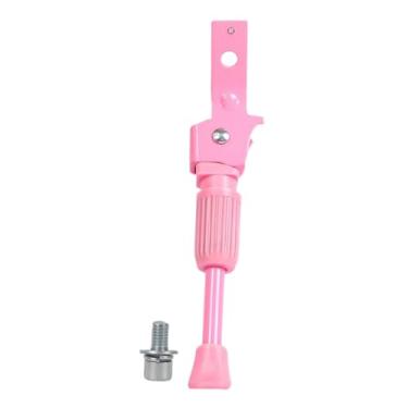 Imagem de JicSuXi Suporte para acessórios de descanso de bicicleta, suporte lateral de ferro fundido resistente, acessório profissional de substituição direta, Pink 14 Inch