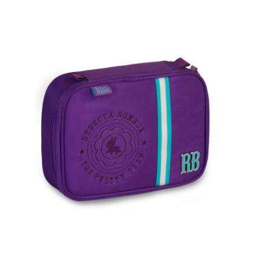 Imagem de Estojo Rebecca Bonbon Box Roxo 36 Elásticos Juvenil Escolar