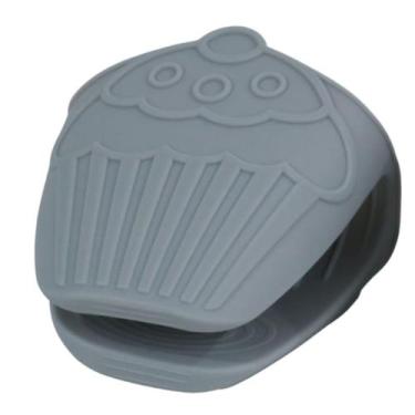 Imagem de Luvas Térmicas Pegador Em Silicone Cinza - CASASUNCO