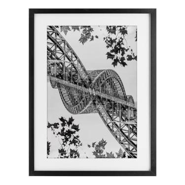 Imagem de Stupell Industries Impressão em moldura preta de surrealismo de ferro industrial sob vidro por Robin Vandenabeele, 50 x 35 cm