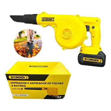 Imagem de Soprador De Folhas Portátil 48V Aspirador Elétrico 2200W