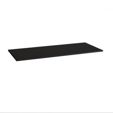 Imagem de Tampo para Balcão 120 Cm Preto Tp120 - Irm Móveis, Preto, Moderno