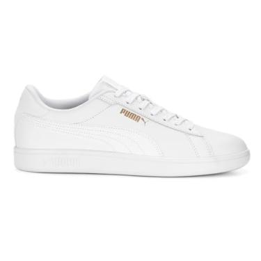 Imagem de PUMA Tênis masculino Smash 3.0, Puma Branco puma branco dourado, 42