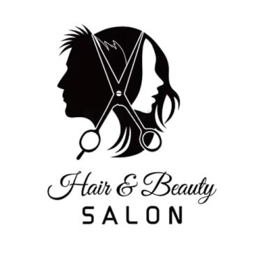 Imagem de Adesivos de parede criativos de salão de cabeleireiro decoração de parede padrão de personalidade barbearia adesivos de porta de vidro adesivos de parede e murais