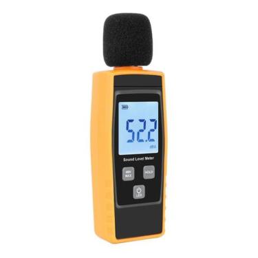 Imagem de Baluue Decibelímetro Hand- Held Medidor de Nível de Som Ruído 30-130 D