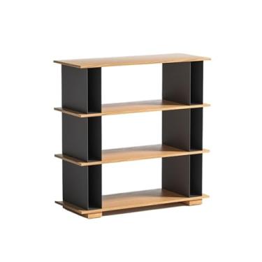 Imagem de Suporte para impressora Estante de livros Três prateleiras metal Armazenamento multicamadas doméstico Sala estar pequena Escritório Suporte para impressora