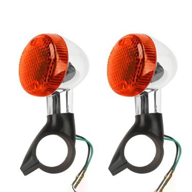 Imagem de Luzes Indicadoras De Sinal De Direção Dianteiras E Traseiras Para Moto