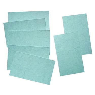 Imagem de ITZAMNA Mini cartolina de 8,9 x 5 cm, 230 g/m², para artesanato, scrapbook, etiquetas, desenho, cartões de notas, pacote com 100 águas pálidas