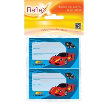 Imagem de Etiqueta Escolar Decorada Masculino 53X80CM. - Reflex