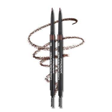 Imagem de Anglicolor Lápis De Sobrancelha Phoera, Ponta Ultrafina, À Prova D'Água E Duradouro, Caneta Dupla Face, Modela Define, Com Pincel (2 Unidades 103)