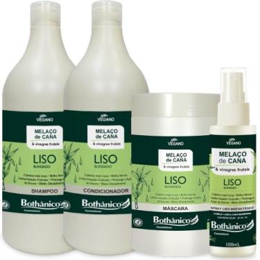 Imagem de Kit Melaço De Cana Shampoo + Condicionador 1L + Spray 100ml + Máscara 