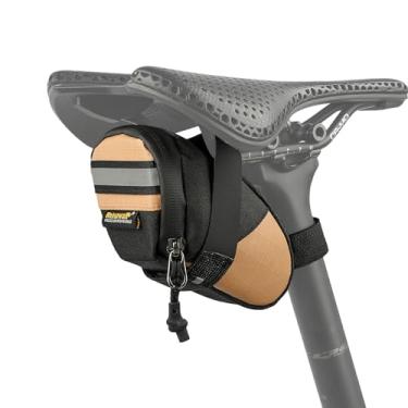 Imagem de Rhinowalk Bolsa de assento de bicicleta, bolsa de selim de bicicleta, bolsa sob o assento para ciclismo de montanha e viagens de viagem
