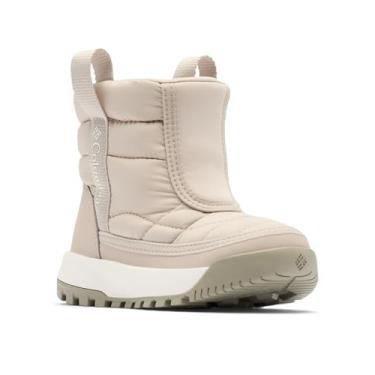 Imagem de Columbia Bota de caminhada unissex infantil Snowtrot Mid, Marrom macio/sal marinho, 22