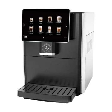 Imagem de Cafe Bueno Máquina de café expresso super automática para casa, máquina de café com moedor e batedor de leite para leite, cappuccino, macchiato, ignição e sono automático, todos os tipos de