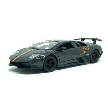 Imagem de Miniatura Carro Lamborghini Murcielago Lp 670-4 Sv 1/24 Plus Cinza Bbu