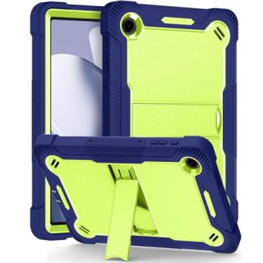 Imagem de Vakarey Capa infantil T-Mobile Revvl Tab 2 à prova de choque para tablet REVVL Tab 2 5G 10,1 polegadas 2025, azul + verde