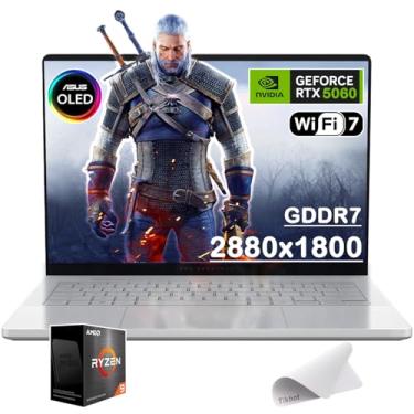 Imagem de ASUS Laptop para jogos MUX ROG Zephyrus G14 35.6 cm OLED 3K 120Hz - AMD Ryzen 9 270 - GeForce RTX 5060-Window 11 Home-W/Mouse pad (Windows 11 Home, 16 GB RAM | SSD PCIe de 1 TB)