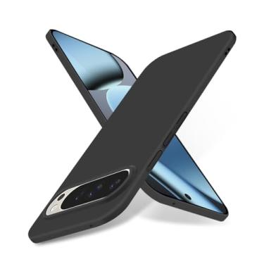 Imagem de Puxssul Capa superfina para Google Pixel 10 / Google Pixel 10 Pro, capa rígida ultrafina antiarranhões [acabamento fosco suave] Capa de telefone minimalista elegante - preta