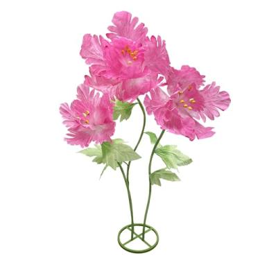 Imagem de Flores de papel grandes, flores artificiais, elegantes e gigantes, arranjos de casamento, decorações de recepção, impermeável, grande festa de aniversário, decoração de escritório, fundo de banquete
