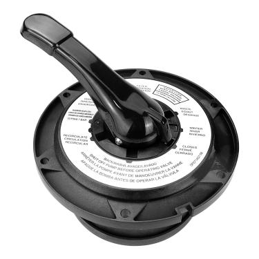 Imagem de Conjunto de capa e alça de chave SPX0714BA - compatível com válvulas multiportas Hayward, modelos de filtro de areia de montagem lateral e superior da série Pro, substitui SP0714T SP0714A SP0714G11